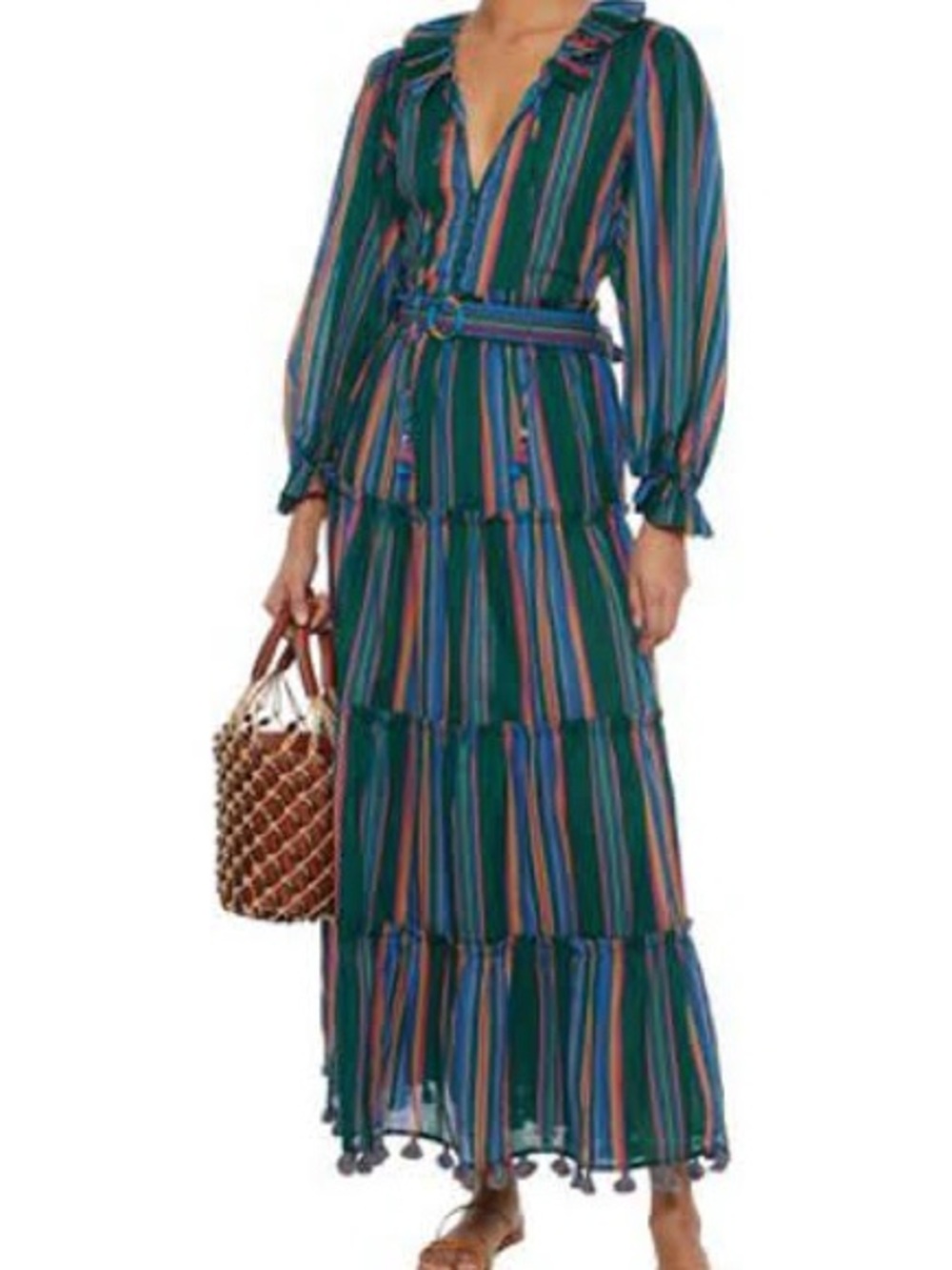 Zimmermann Allia Multi-Stripe Blouse